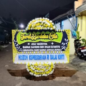 papan duka cita standar